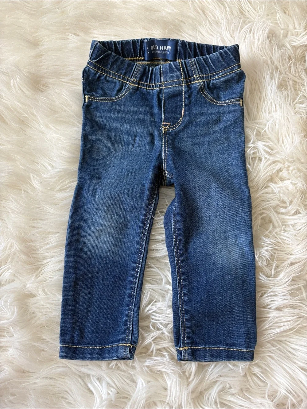 Old Navy Blue Pull-On Toddler Jeans